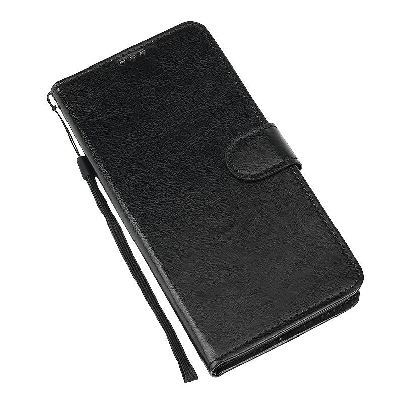 

Leather Phone Case For Samsung Galaxy A17 A07 A06 A05 A05S A04E A04 A04S A16 A15 A25 A35 A55 A54 A34 Card Slot Flip Wallet Cover For Galaxy A17&Case & Strap чорний