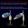 5Pcs Fishing Spinner Lure Set Durable Zinc Alloy Metal Spoons With Vibrant Action For Trout Carp Fishing Accessory Kit