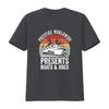 Prestige Worldwide Présente Bateaux Et Pelles Design Couché de Soleil Rétro T-shirt de Fête Drôle Bateau de Fête Lavage Vintage Élégant Légèrement