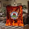 Coperta di Flanella con Stampa Calcio Blackburn Rovers Morbida Calda Coperta da Divano Letto per Casa Ufficio Camera da Letto