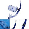 Adult Diving Goggles Snorkeling Swimming   Underwater Swimming Glasses Snorkel (Blue)