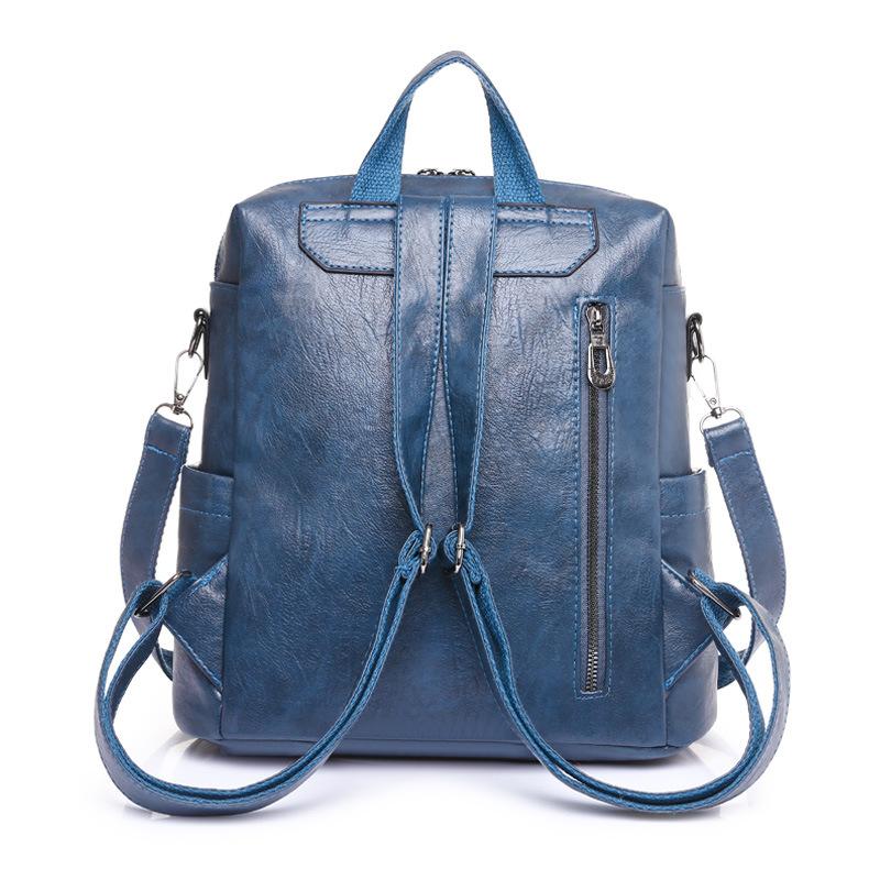 New Bag Large Capacity Women's Backpack Fashionable High Quality Shoulder Bag Retro Backpack Women