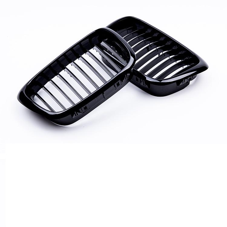 For BMW E39 5 Series 525 528 Gloss Black Grille Car Front Hood Grill Kidney Grilles Racing Grill 99-03 Accessories Single Line