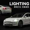 1:24 Model 3 Diecast Toy Car Model Pull Back Doors Openable Sound & Light Educational Collection Gift For Kids