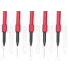 5Pcs Test Probe Piercing Needle 0.7mm with Sheath Testing Accessory Set Kit for Multimeter