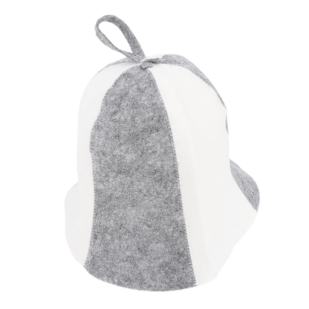 2pcs Sauna Hat Insulating Thick Absorbent Comfortable Breathable Headgear for Spa Steam Room Bathhou