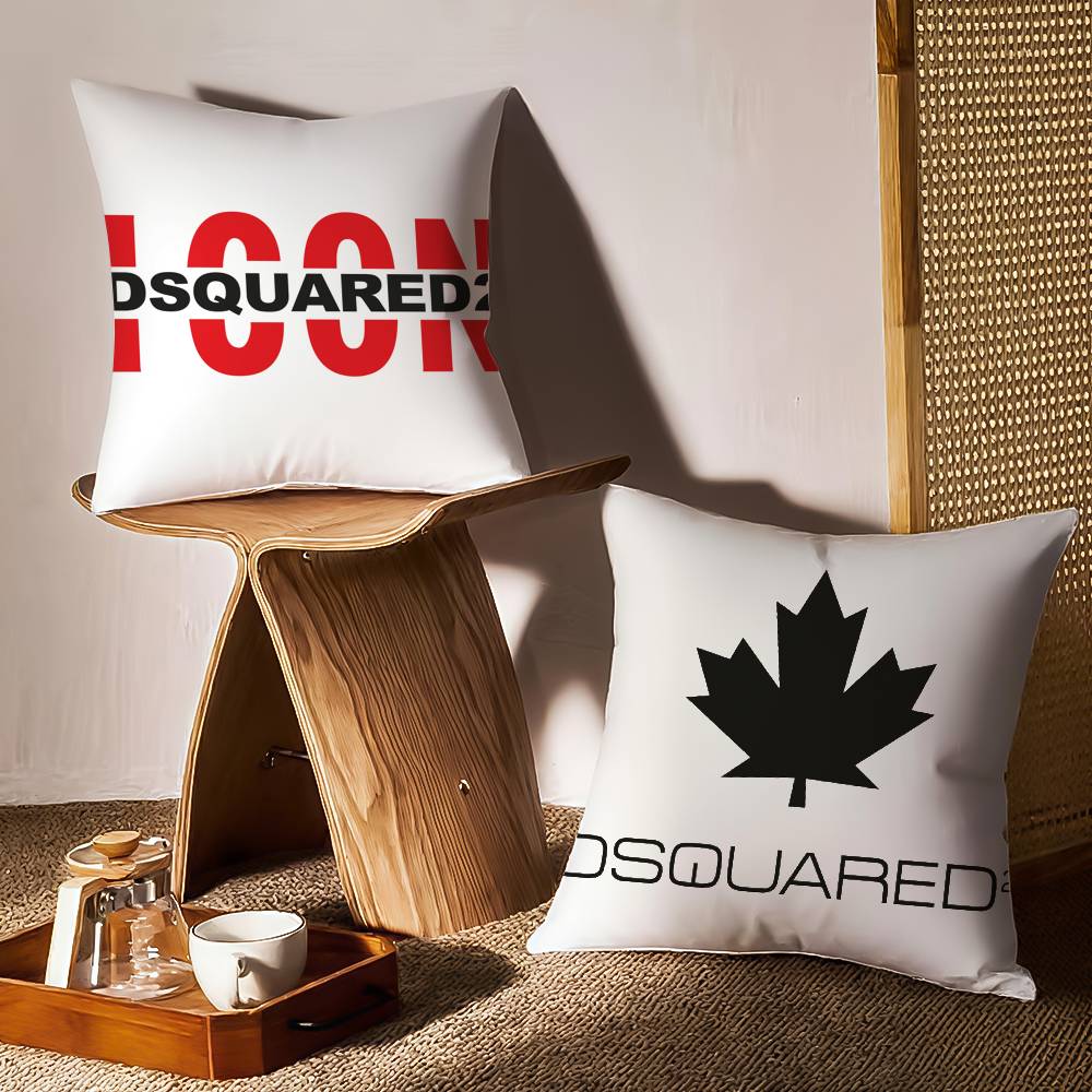 Anime D-DSquaredS Kissenbezug Sofa und Wohnzimmer Dekorative Kissenbezüge Staubdicht und Milbendicht Versteckter Reißverschluss