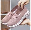 Women's Versatile Fly-knit Lace-up Casual Shoes - Breathable, Lightweight, Soft Sole Mesh Design