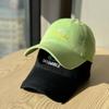 Spring and Autumn Versatile Trendy Brand Baseball Cap with 3D Letter Embroidery, Soft Top, Curved Brim, Slimming Effect, Women's Casual Sunshade