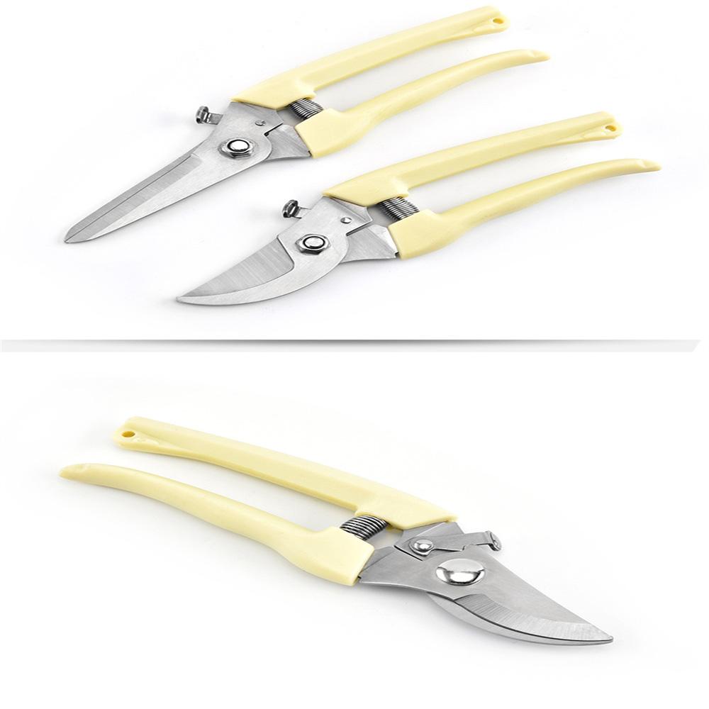Stainless Steel Garden Pruning Shears Garden Scissors Hand Tools Fruit Cutting Gardening Tools Outdoor Gardening Landscape Tools