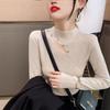 Women's Half High Neck Sweater Autumn and Winter Western Korean Style Sweater Inner Knit Sweater