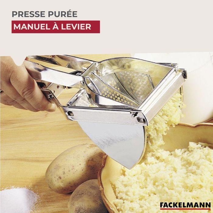Presse-purée - fackelmann - 45450 - acier inoxydable - facile à utiliser - 29 x 10 x 8,5 cm