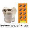 RAP 300R 50-22-4T 400R 63-22-4T 400R 80-27-5T 75 Grad Positiver Kopf 25,4 50mm APMT1135/APMT1604 CNC Fräser Planfräser