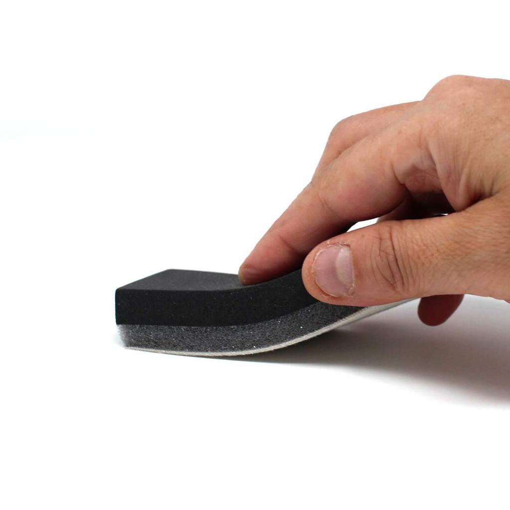 Sponge Silk Black Half Vertical Type [Package of 2] Pack of 2