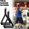 1 Pair Pull Up Resistance Bands Handles Nonslip Grip Handle Attachments for Pull Up Bar, Barbells and Resistance Bands