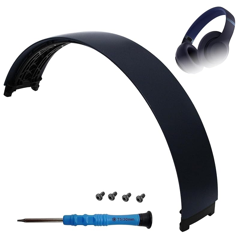 

Adhiper plastic headband repair parts Beats Studio Pro wireless Compatible with headphones studio headband beats pro repair (Navy)