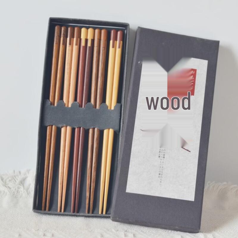 

Creative Wooden Flat-Head Chopsticks