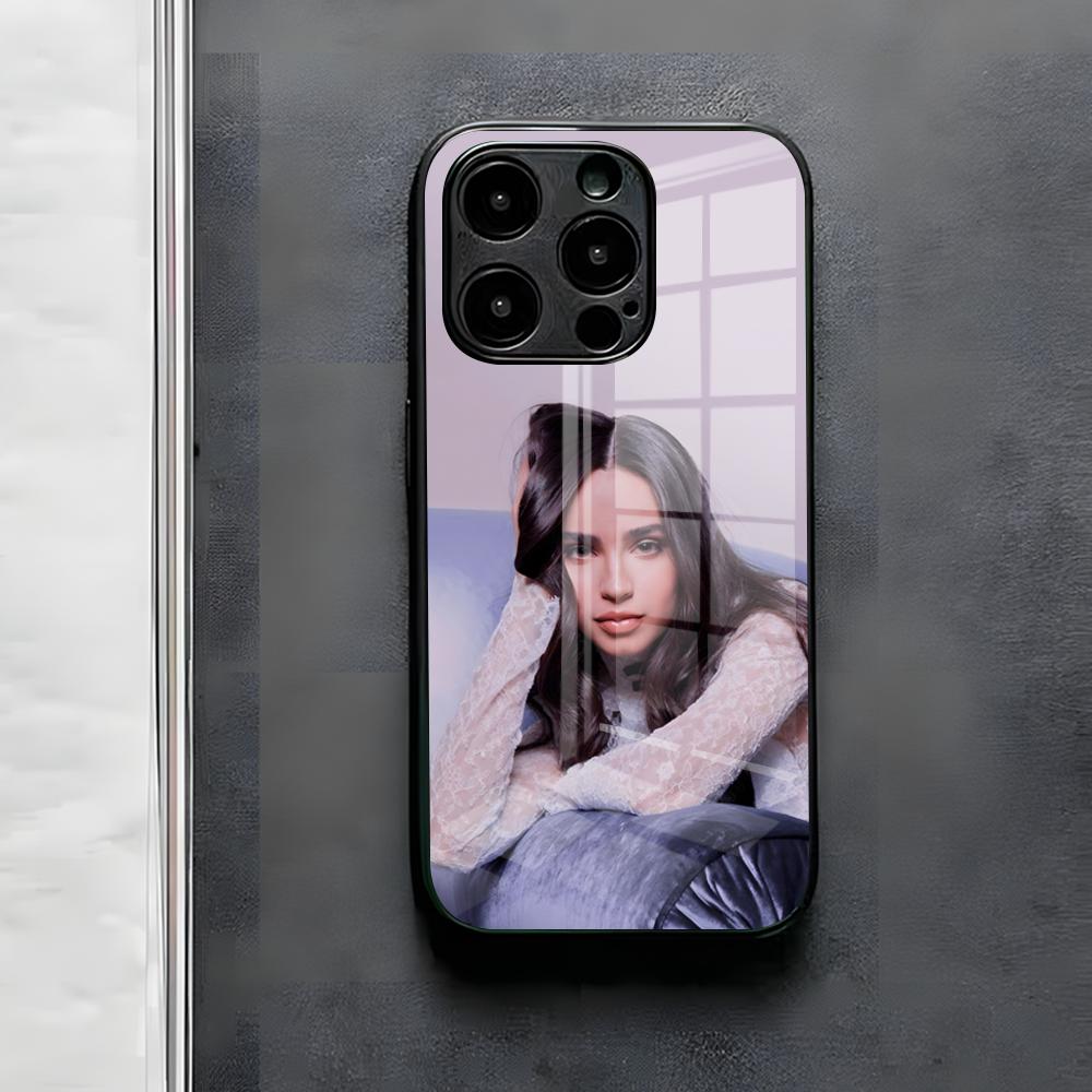 S-Sofia Carson Phone Case For IPhone 17 Air 16 E Pro Max 15 14 13 Mini 12 Pro 11 Max Plus Black Glass Cover