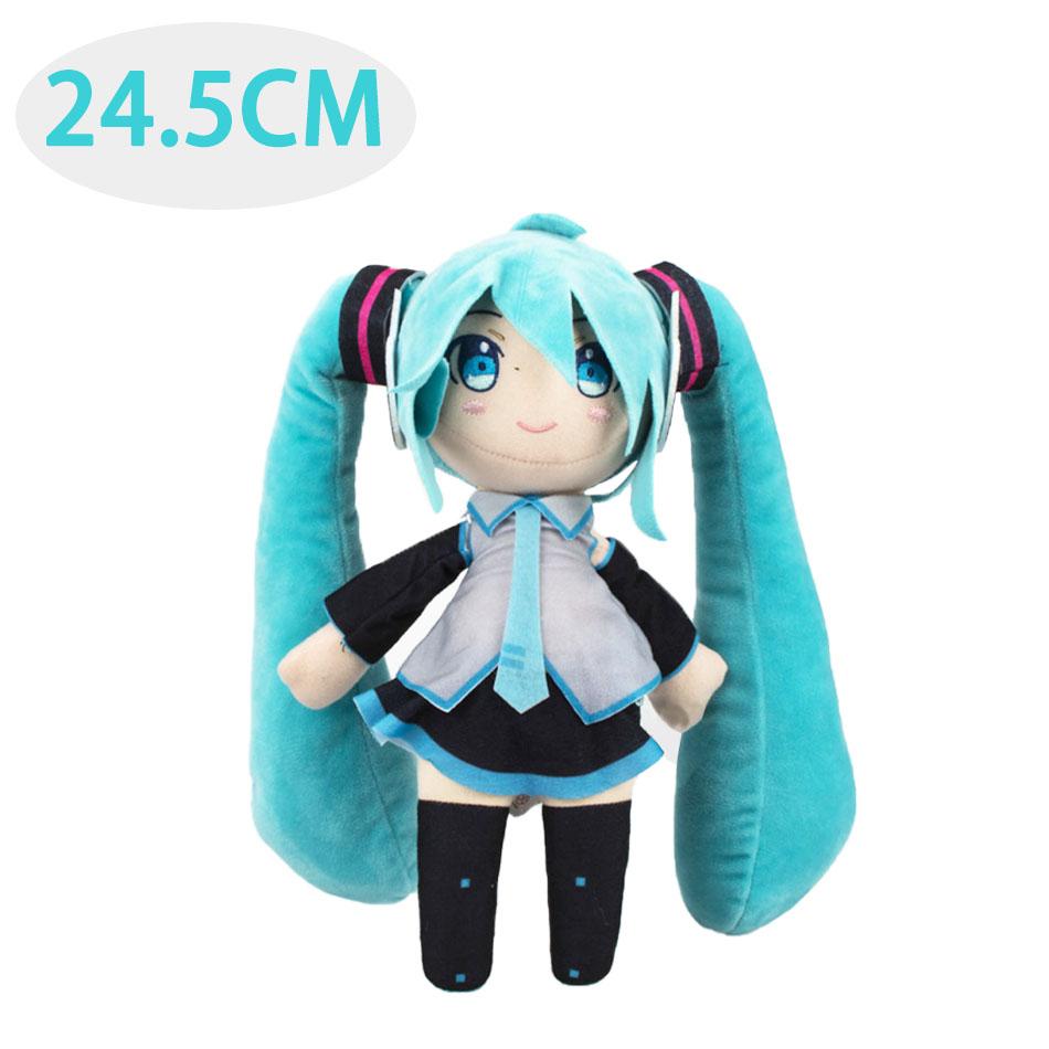 Animation 20Cm Hatsune Miku Plush Doll Plaything Anime Sakura Miku Snow Miku Figure Kawaii Sitting Posture Fufu Children'Sgift