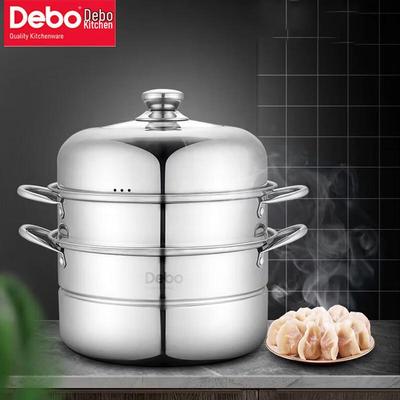 Debo DEP-285 Augsburg 28cm Stainless Steel Double Layer Steamer Soup Pot