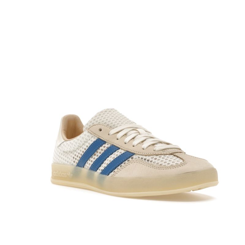 adidas Gazelle Indoor Off White Focus Blue Men Sneakers Cream Warm-Vanilla JH5419