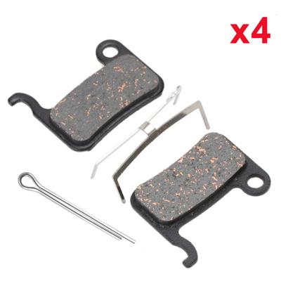 4 perechi plăcuțe de frână cu disc pentru XTR M975 M965 M966 LX M585 SLX M665 HONE M601 Plăcuțe de frână semi-metalice cu disc pentru bicicletă MTB
