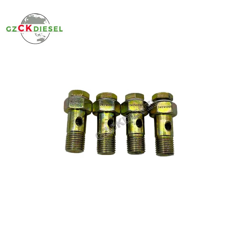 4 Pezzi/Lotto Valvola di Troppopieno Valvola di Iniezione Valvola di Sicurezza Pompa Carburante 2417413101 87409051 per Cummins