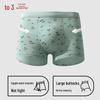 Hongdou Men's Antibacterial Combed Cotton Printed Boxer Briefs 5-Pack