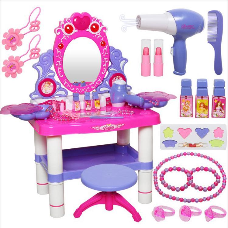 Princess Makeup Vanity: Colorful Children's Dressing Table Toy for Girls Aged 6-8 - Perfect Birthday Gift