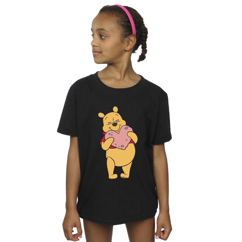 Disney Girls Winnie The Pooh Heart Eyes Cotton T-Shirt