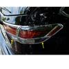 Car Stick Detector ABS Chrome Cover Trim Rear Back Tail Light Lamp Frame For Toyota Highlander 2015 2016 2017 2018