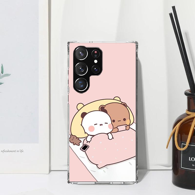 

Bubu Dudu Cartoon Cute Phone Case For Samsung Galaxy S26 S25 Edge S24 FE S23 S22 Ultra S21 Plus S20 + Art Fundas Back Cover Gala Samsung S26