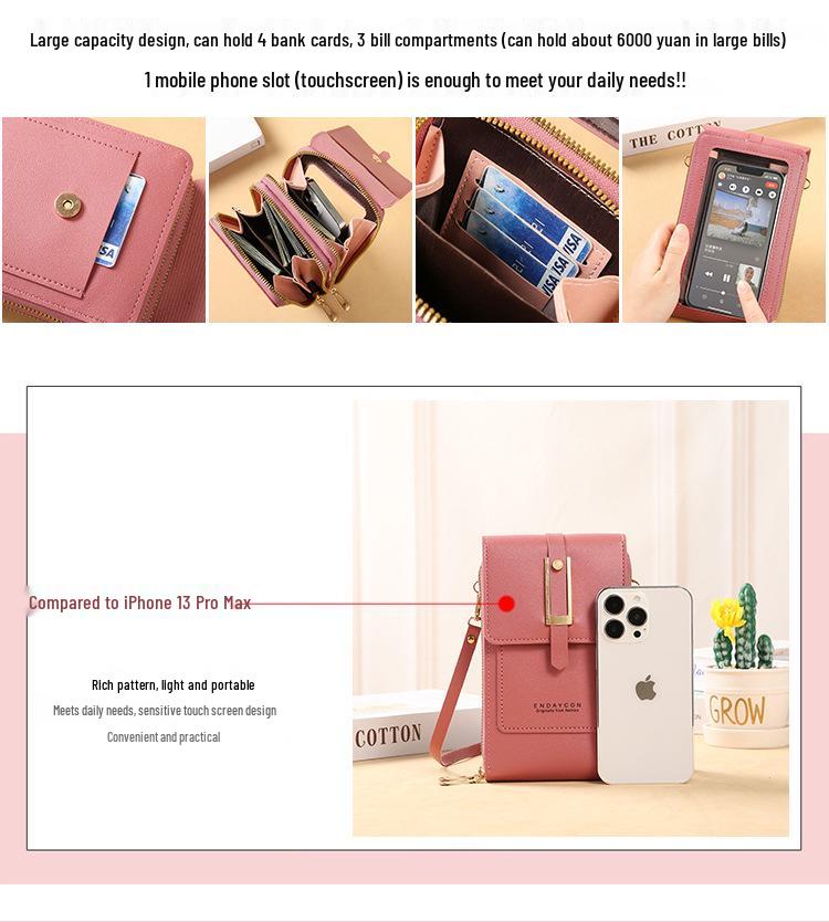 2023 Touchscreen Versatile Korean Style Crossbody Phone & Wallet Shoulder Bag