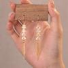 Wheat Ear Tassel Earrings 2024: Versatile, Exquisite Design for Larger Faces