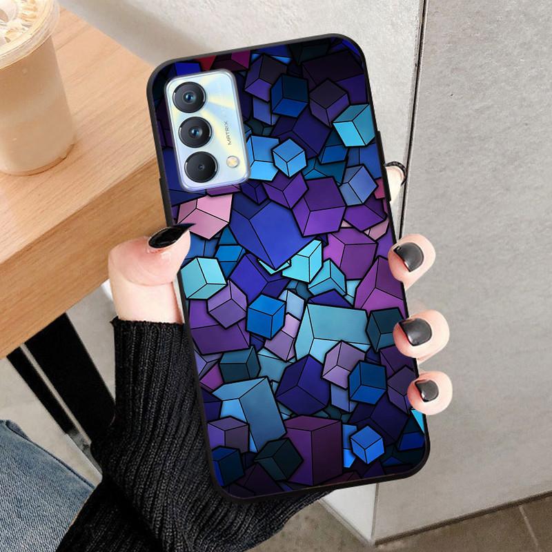For Realme GT Master Edition Case 6.43Inch Cool Painted Case For OPPO Realme GT Master Edition Cover Silicone Back Bumper