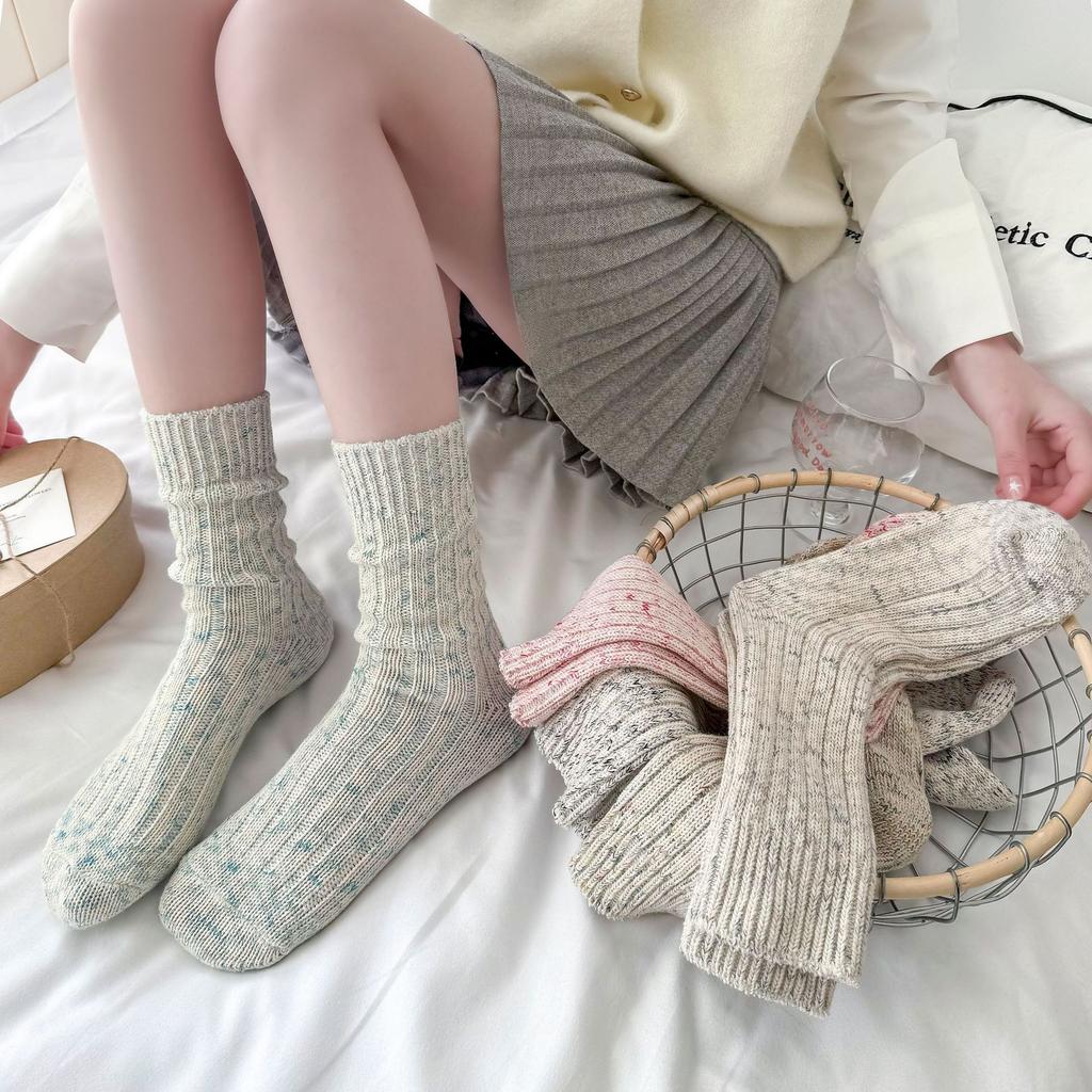 Socks Vintage Thick Socks Socks Cotton And Pile Socks With Strings And Socks For Couples