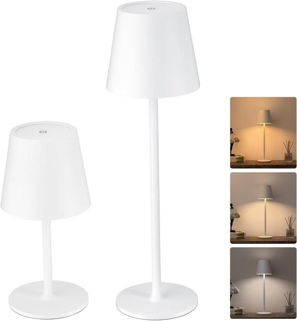 Rechargeable Iron Art LED Desk Lamp for Bedroom and Dining Room