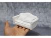 1:12 Dollhouse Miniature White Sofa 3-Piece Set with Cushions