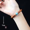 Cliff Cypress Turquoise Beaded Bracelet - DIY Jewelry, Student Style, Buddhist Beads.