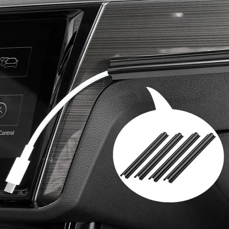 4/8PCS Car Cable Clips Organizers Concealed Wire Cover Line Sleeve Vehicle Beam Clamp Car Styling Auto Interior Accessories