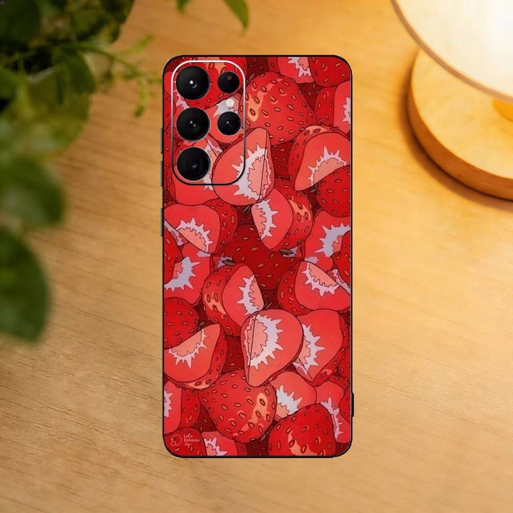

Some Food phone Case For Samsung S25,24,21,22,23,30,Ultra,20,Plus,Fe,Lite,Note Soft Black Cover Samsung S305G