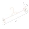Multi-Function Home Accessories Foldable Clothes Hanger Drying Rack 5 Hole Suit Bathroom Door Plastic Organizer Storage