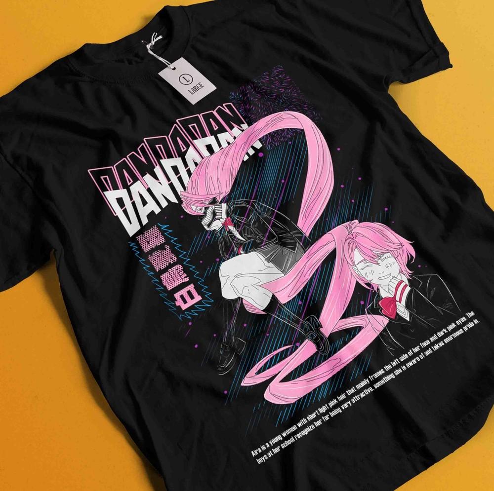 

Футболка Dan Da Dan Футболка Окарун Футболка Момо Аясэ Футболка Кен Футболка Турбо Джин Айра Сэйко 3XL