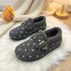 New Style Shoes - Winter and Autumn Cotton Women's Shoes, Comfortable and Lined with Padding.