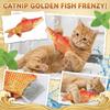 Simulierter Fisch, Kauspielzeugpuppe, Katzenminze Beißspielzeug,