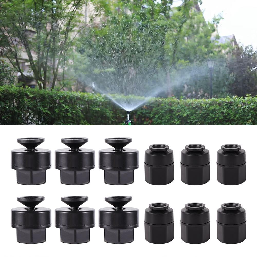 5Pcs 1/2" 3/4" Female Thread 360 Degree Adjustable Refraction Nozzle Sprinkler Head Thread Connection Garden Watering Sprinkler