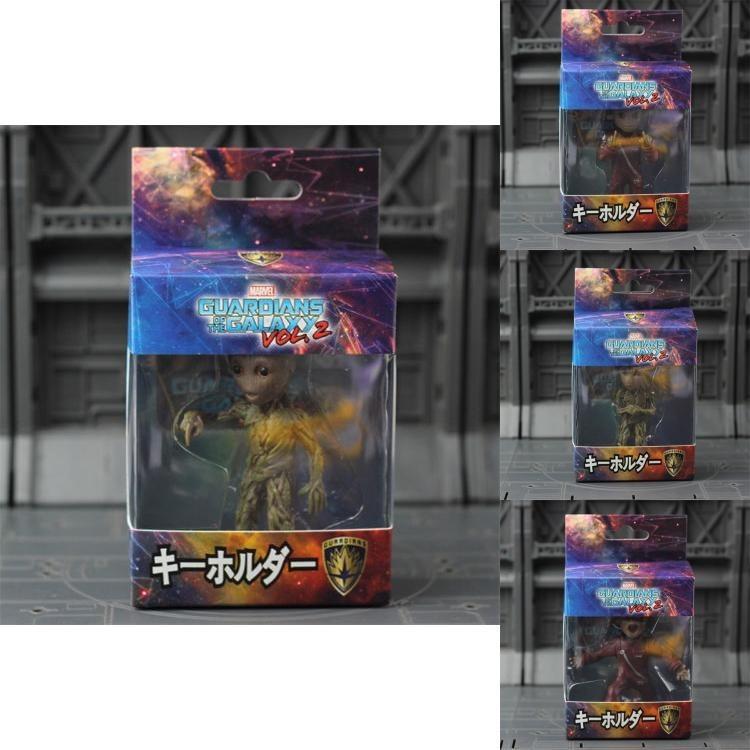 Guardians Of The Galaxy Baby Groot Hand Pvc Key Chain Figurine With Retail Box