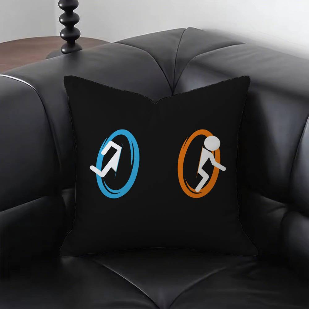 1pc Portal 2 Game Pillow Case Fashion Square Pillowcase Bedroom Sofa Room Ins Decoration Leisure