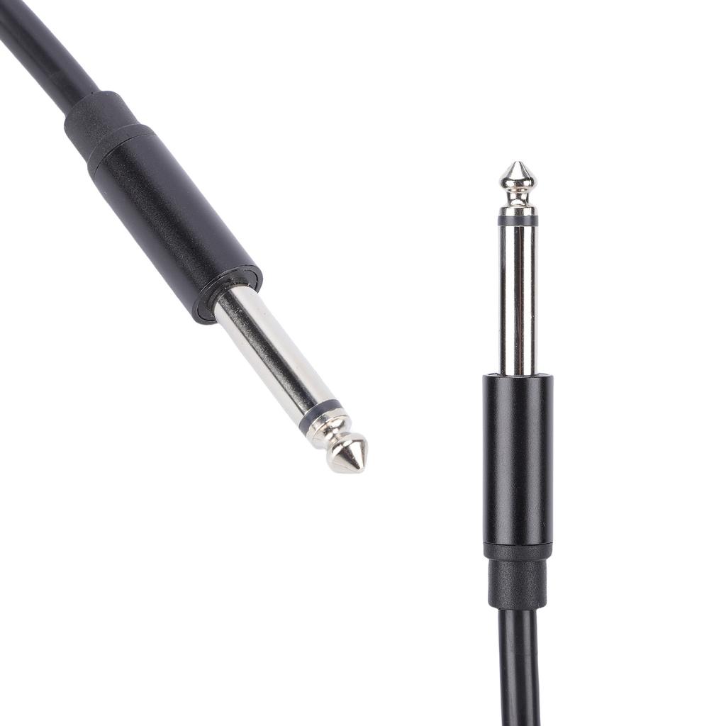 Guitar Cable 6.35mm Mono Sound Cable Dual Straight Plug Professional Copper   Waterproof for Music Instrument Stage Performance