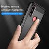 For Lenovo K13 Brushed Texture Carbon Fiber TPU Phone Case